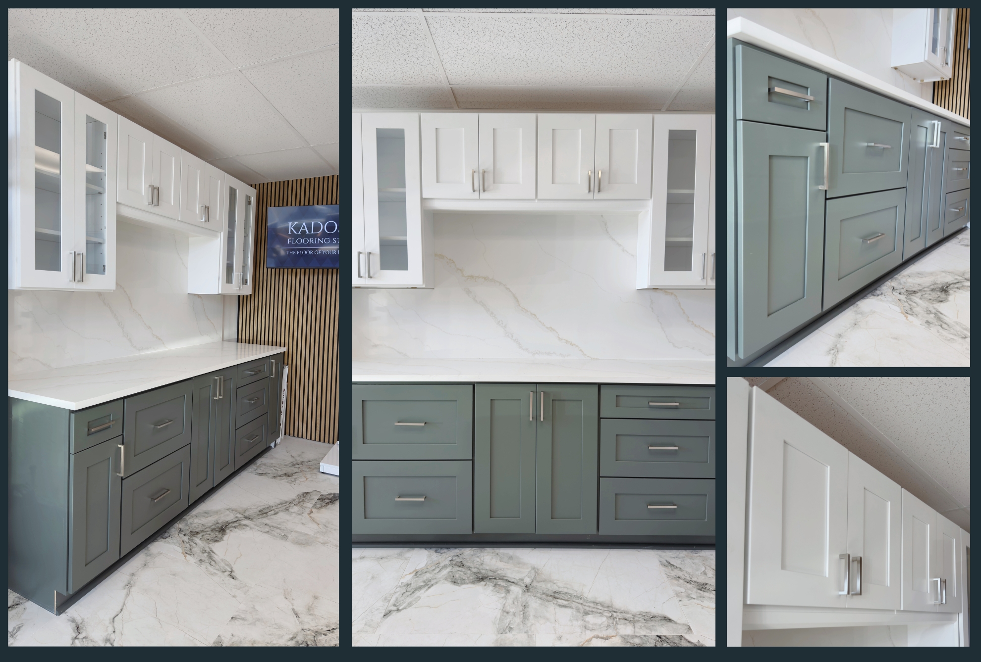 Cabinets and Countertops are central to how a kitchen or bathroom looks and functions. Cabinets shape workflow, storage, and visual balance. Countertops define durability, maintenance, and finish quality.